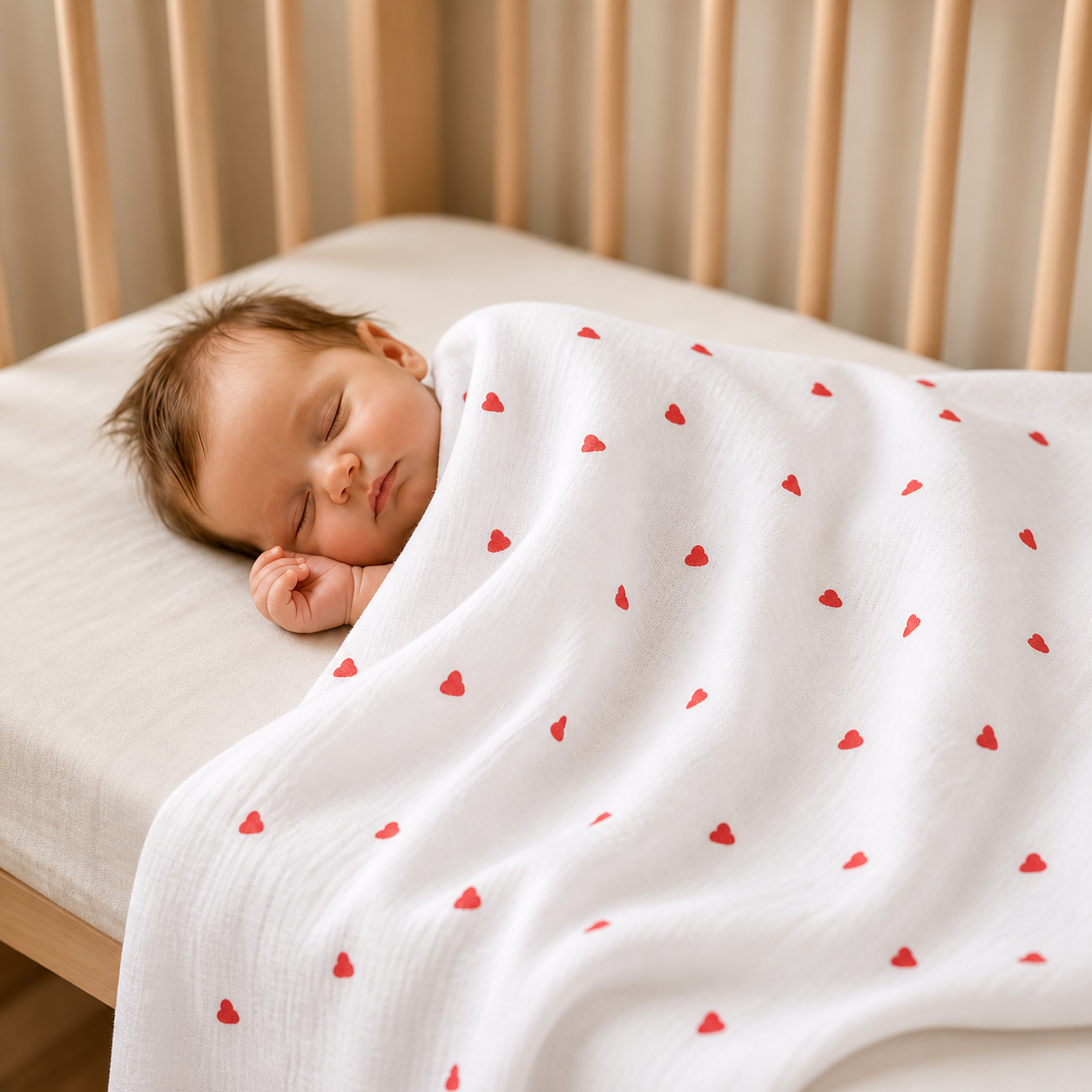Adorable Baby Muslin Blanket