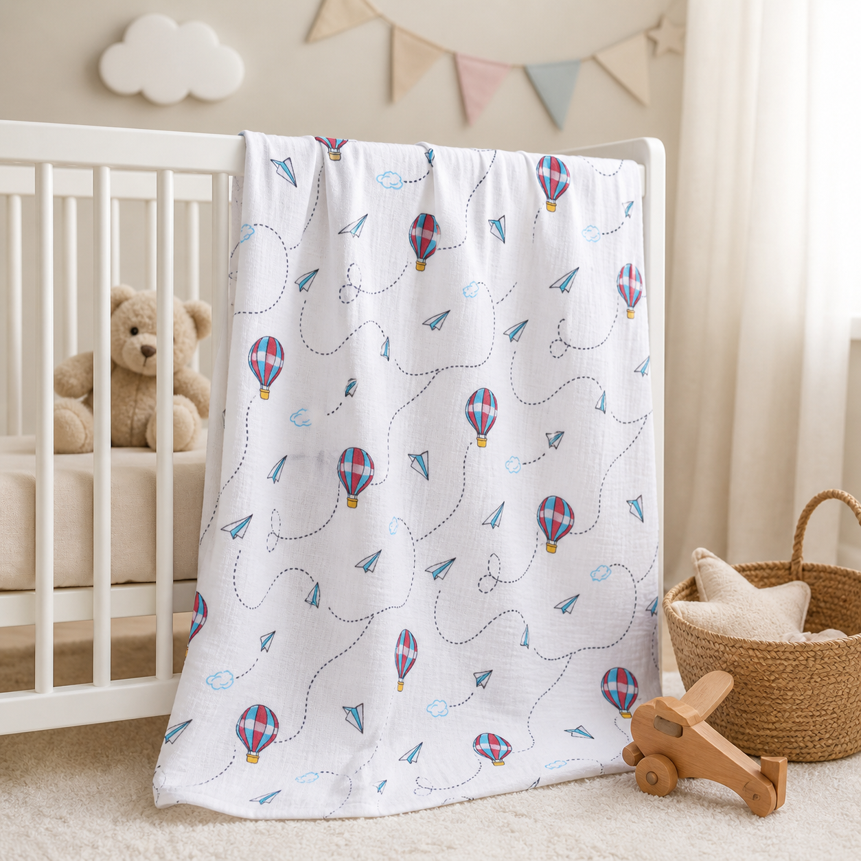 Adorable Baby Muslin Blanket