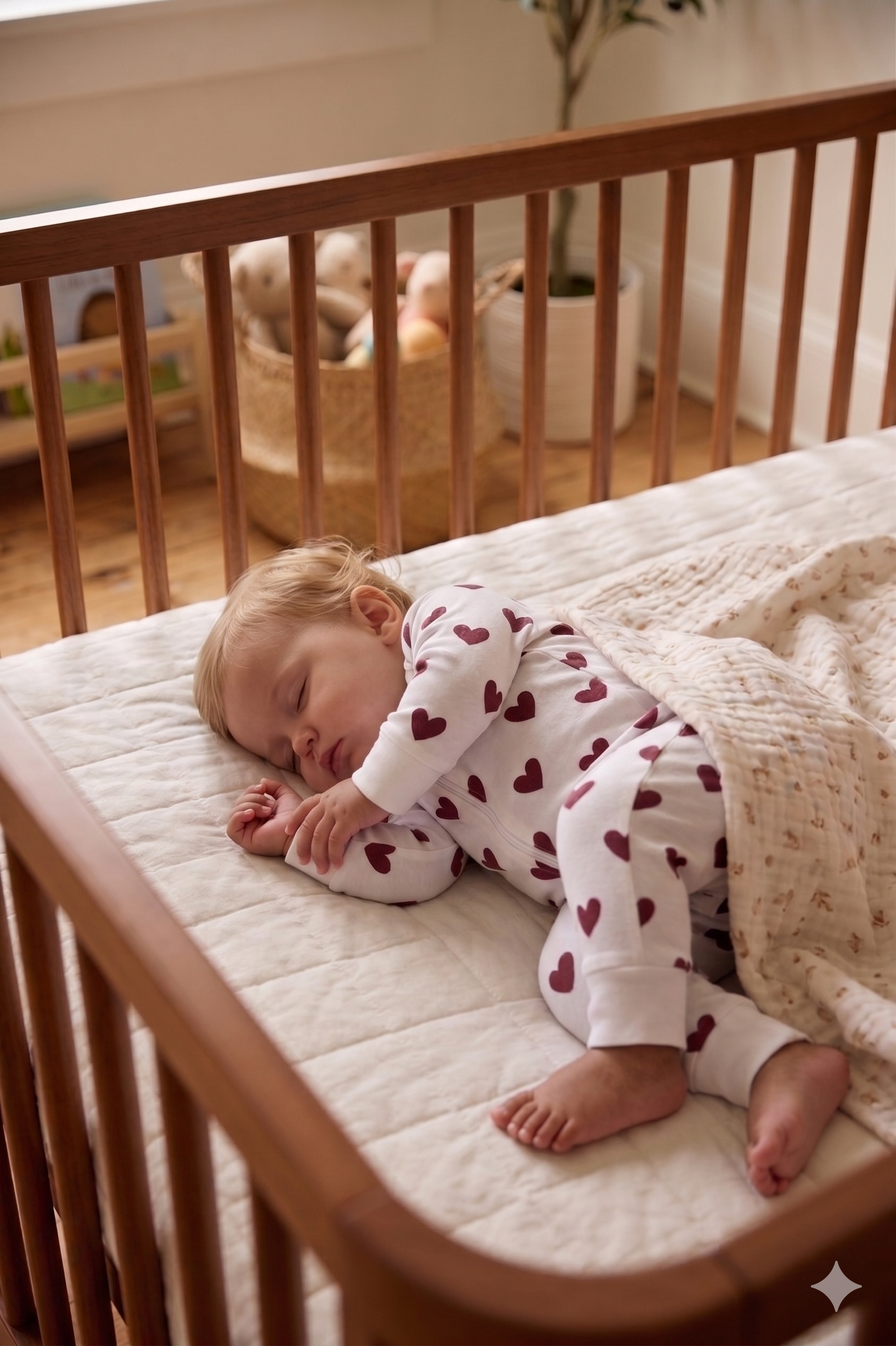 A Lightweight Cotton Baby Romper - Little Love Set