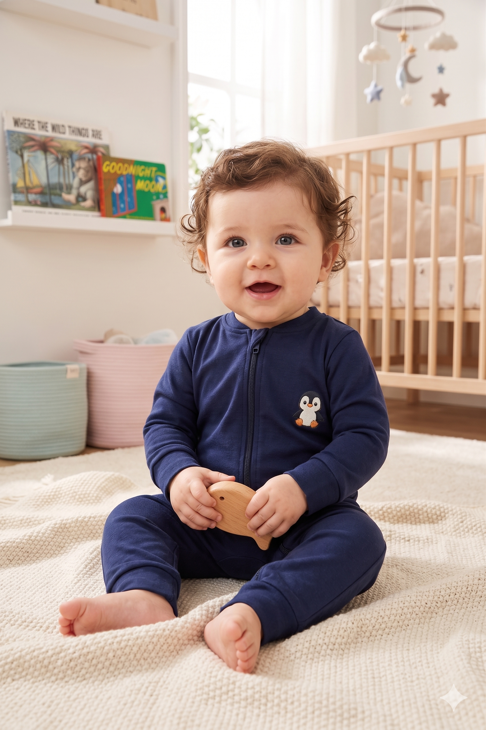 A Lightweight Cotton Baby Romper - Little Love Set