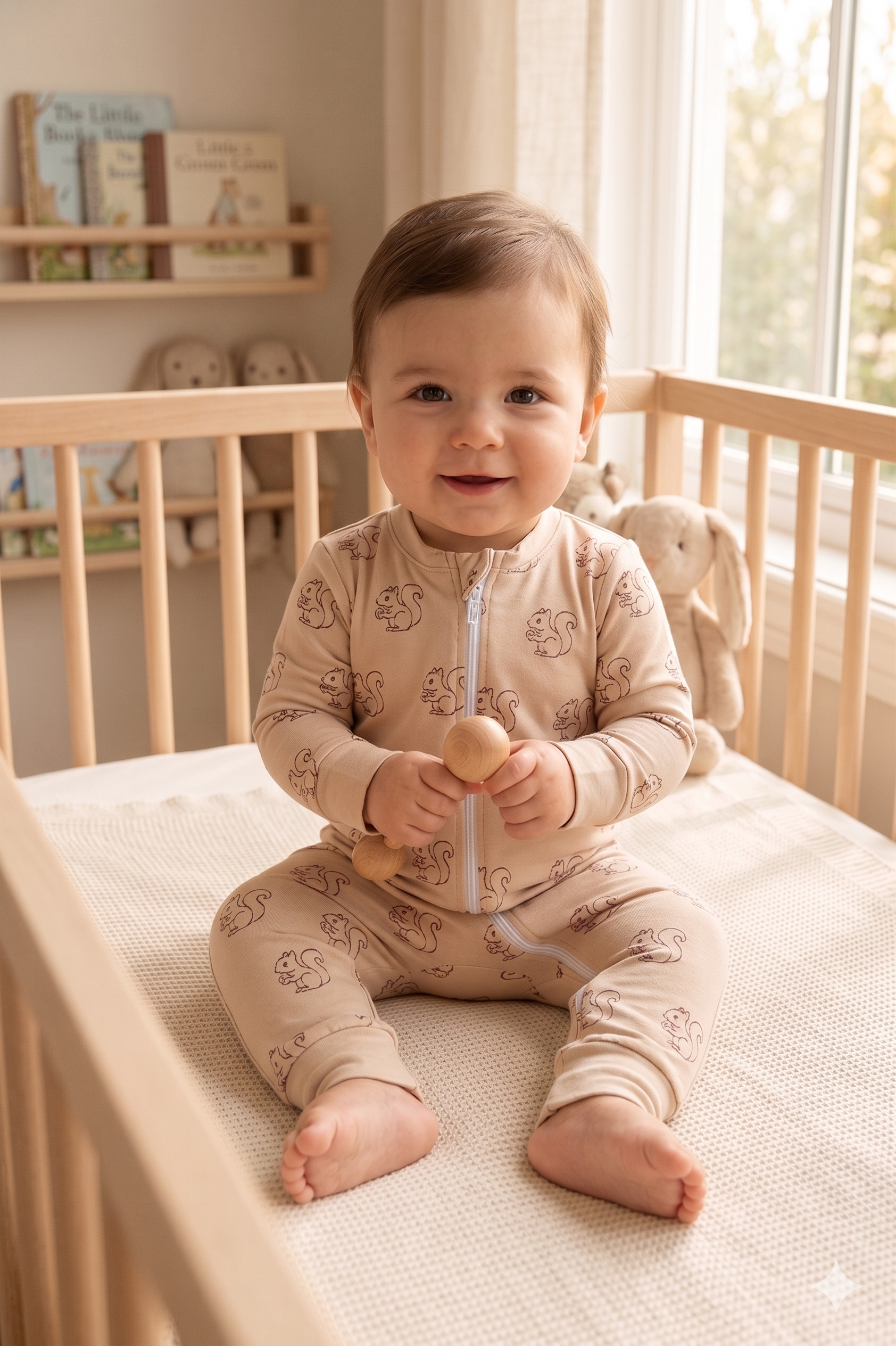 A Breathable Baby Romper in Soft Cotton - Tiny Tales Set
