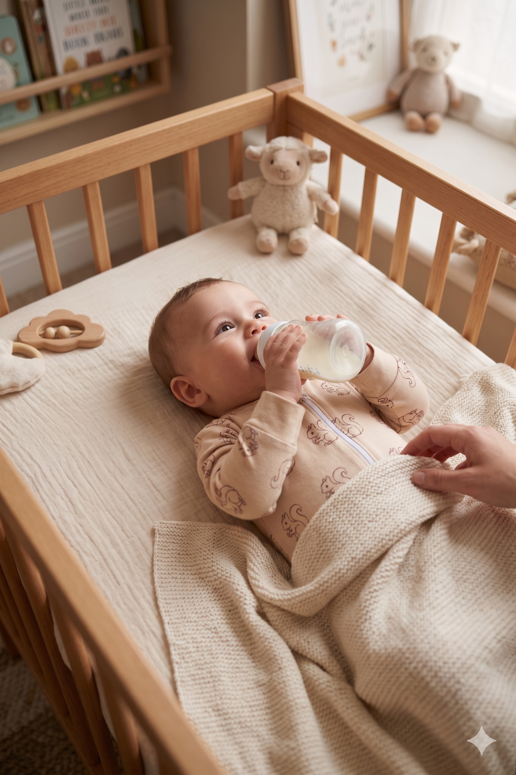 A Gentle Fit Baby Romper in Soft Cotton - Tiny Tales Set