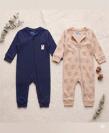 A Breathable Baby Romper in Soft Cotton - Tiny Tales Set
