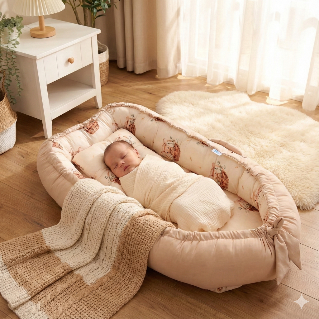 Baby Bassinet(Mouse Print)