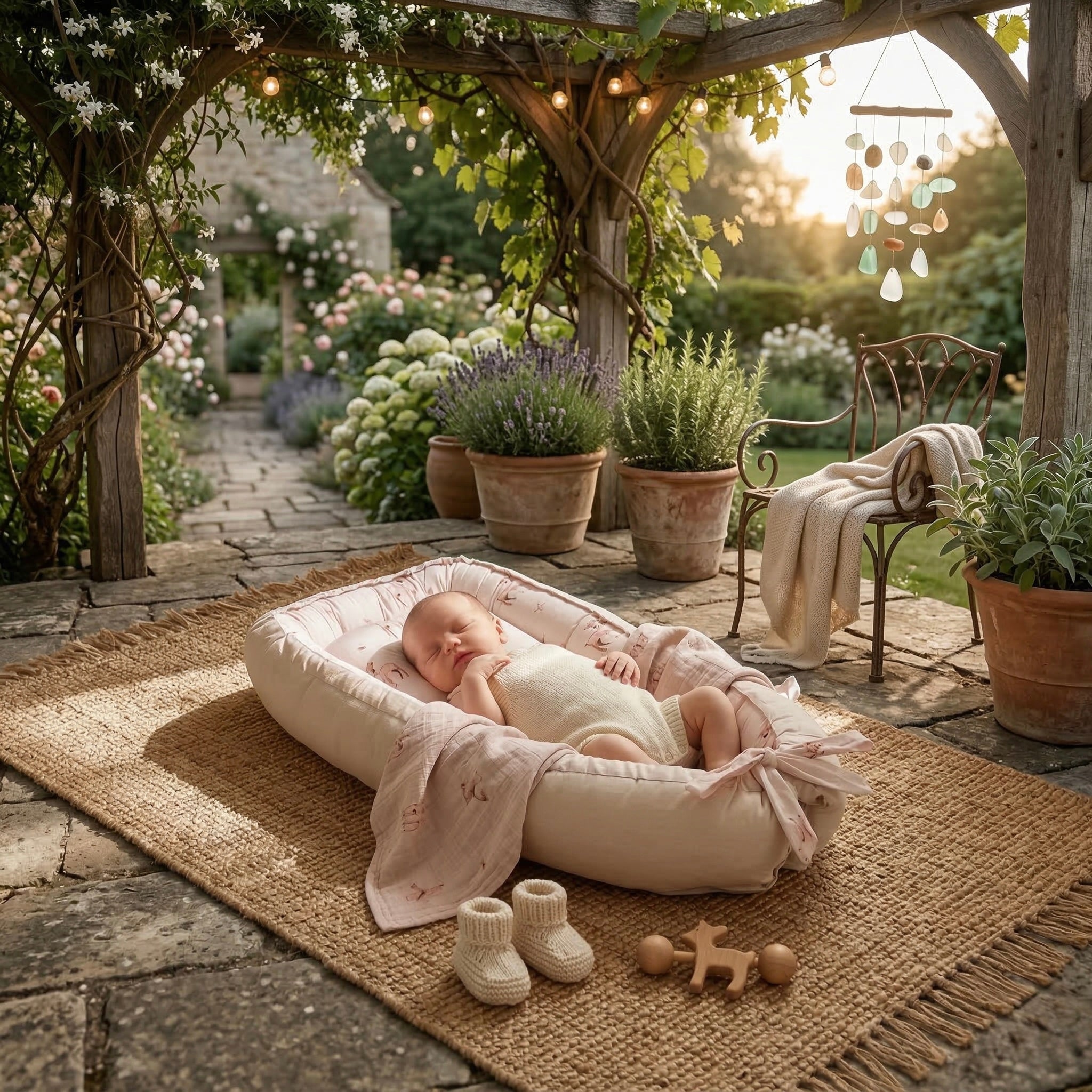 Baby Bassinet(Deer Print)