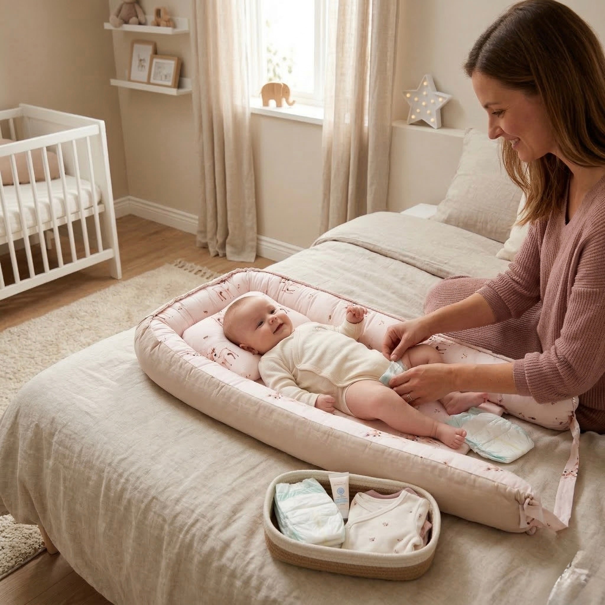 Baby Bassinet(Deer Print)