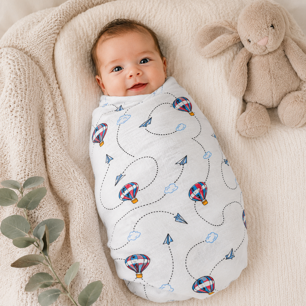 Baby Muslin Swaddle Soft Wrap for Newborn Baby
