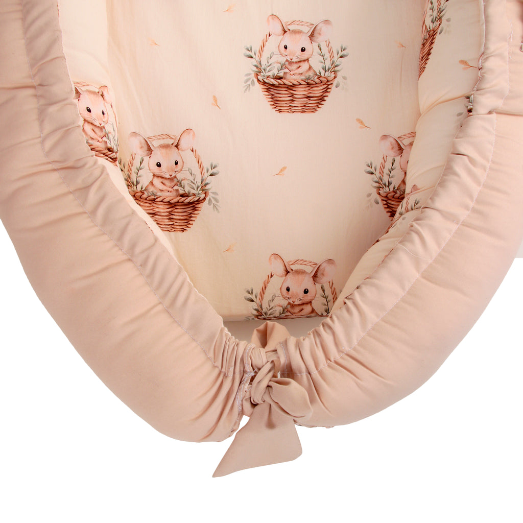 Baby Bassinet(Mouse Print)