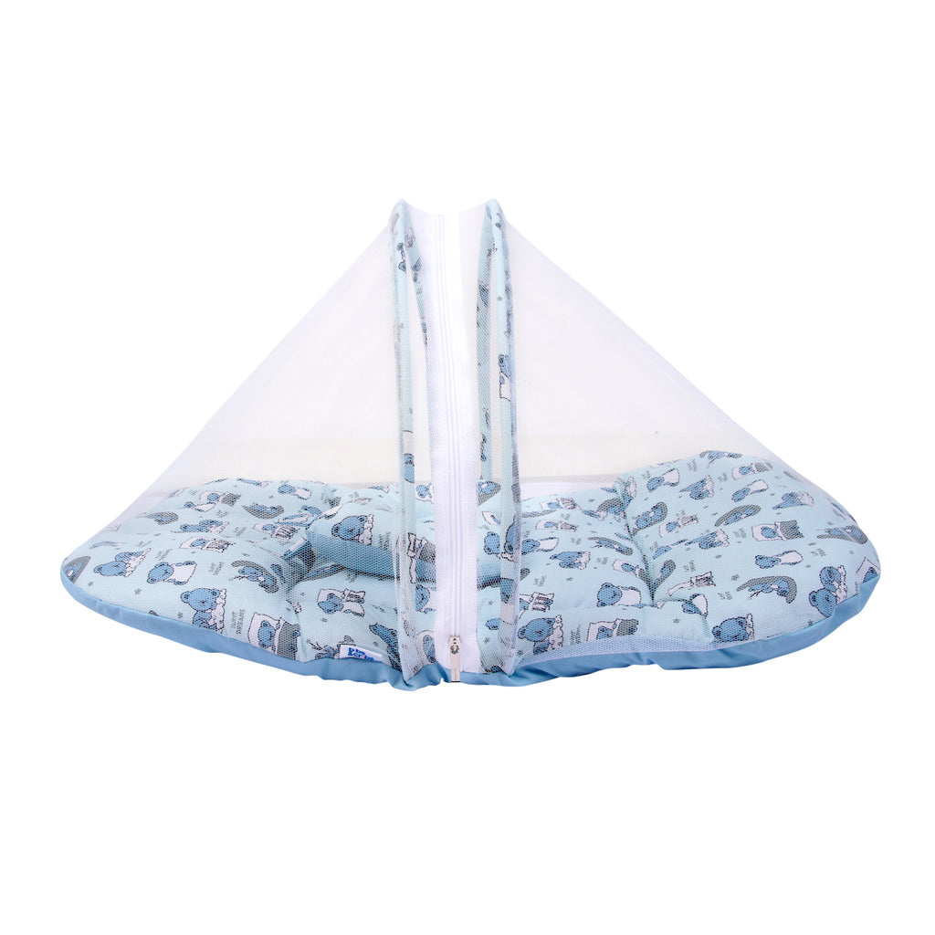 Baby Sleeping Bed with mosquito net (Teddy Print)