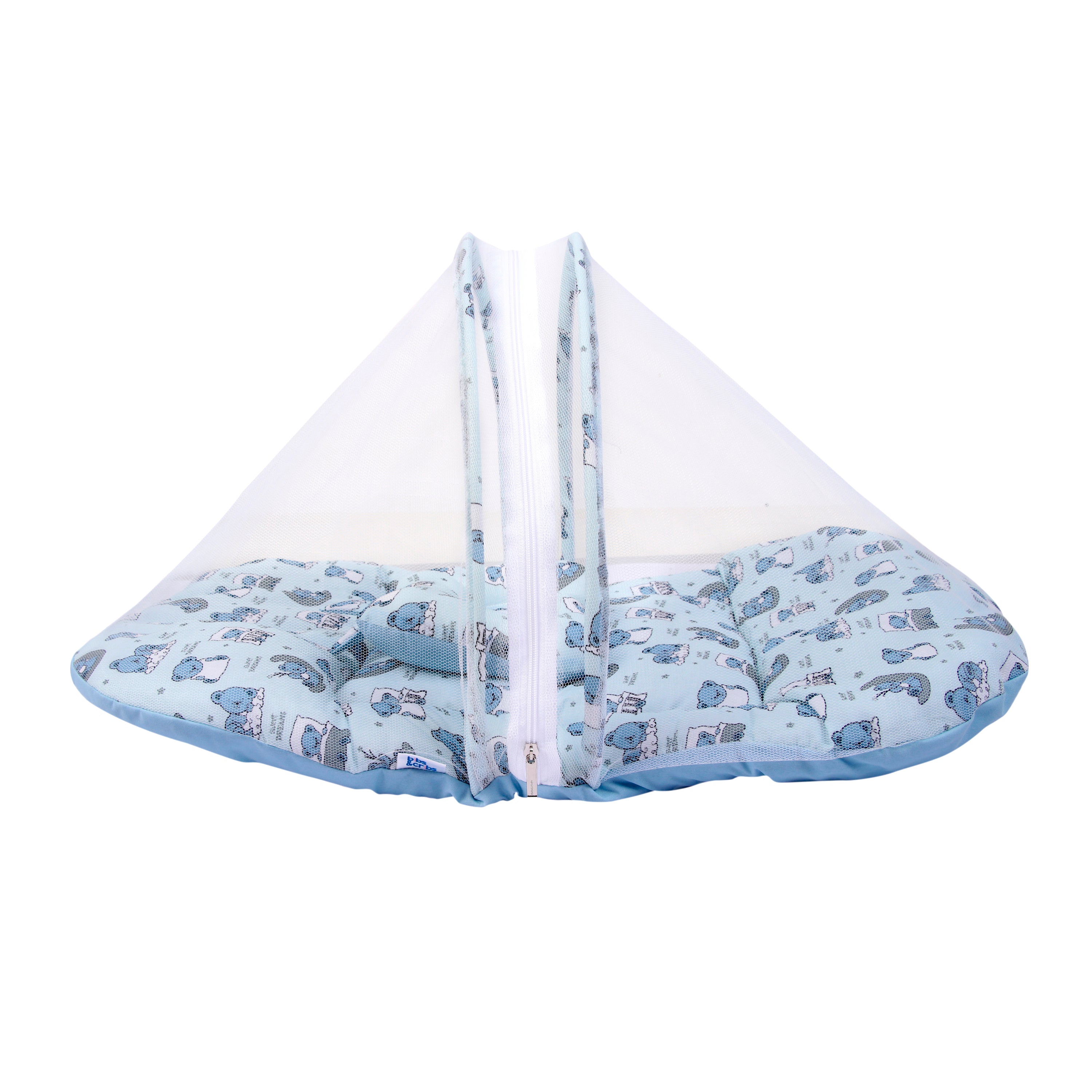 Baby Sleeping Bed with mosquito net (Teddy Print)