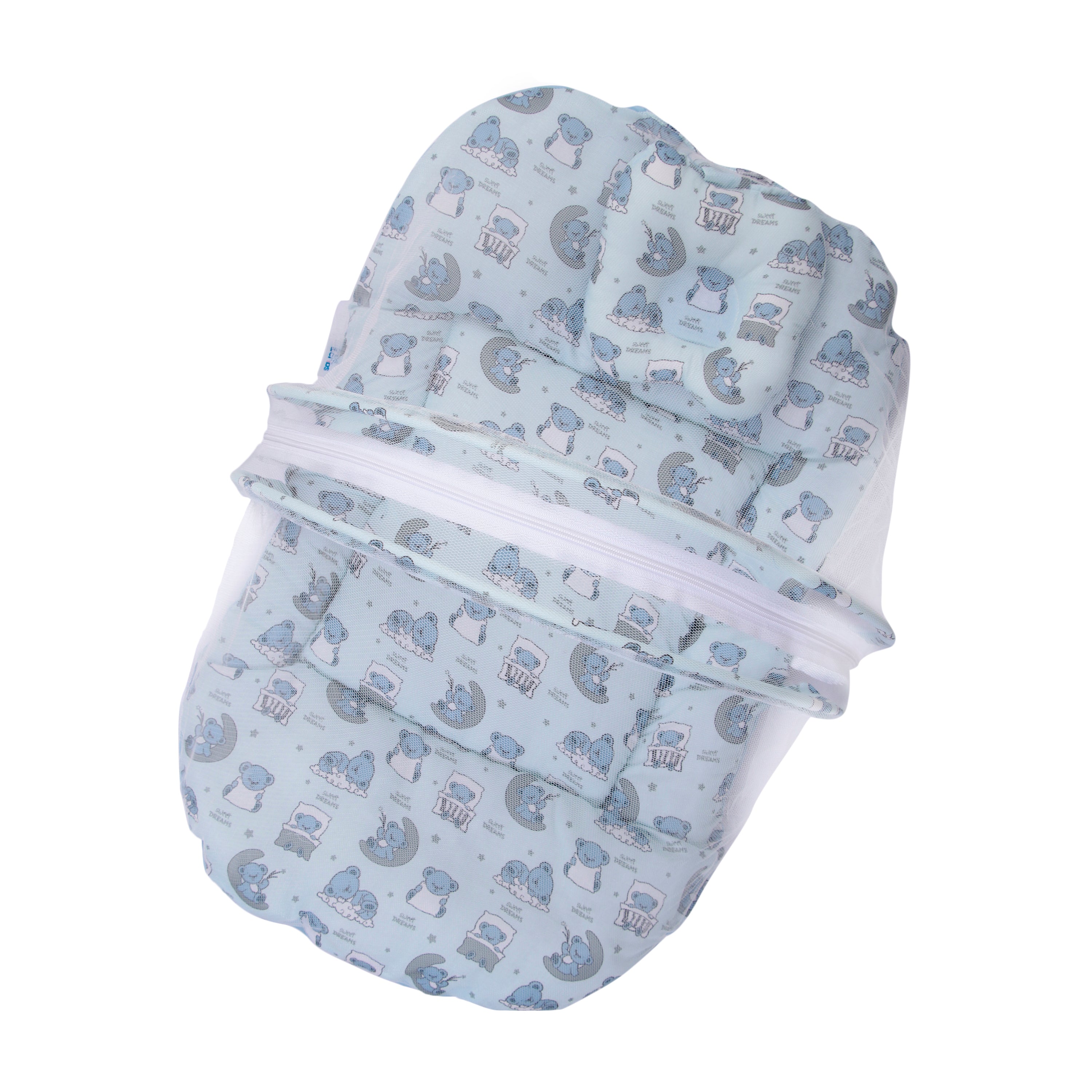 Baby Sleeping Bed with mosquito net (Teddy Print)