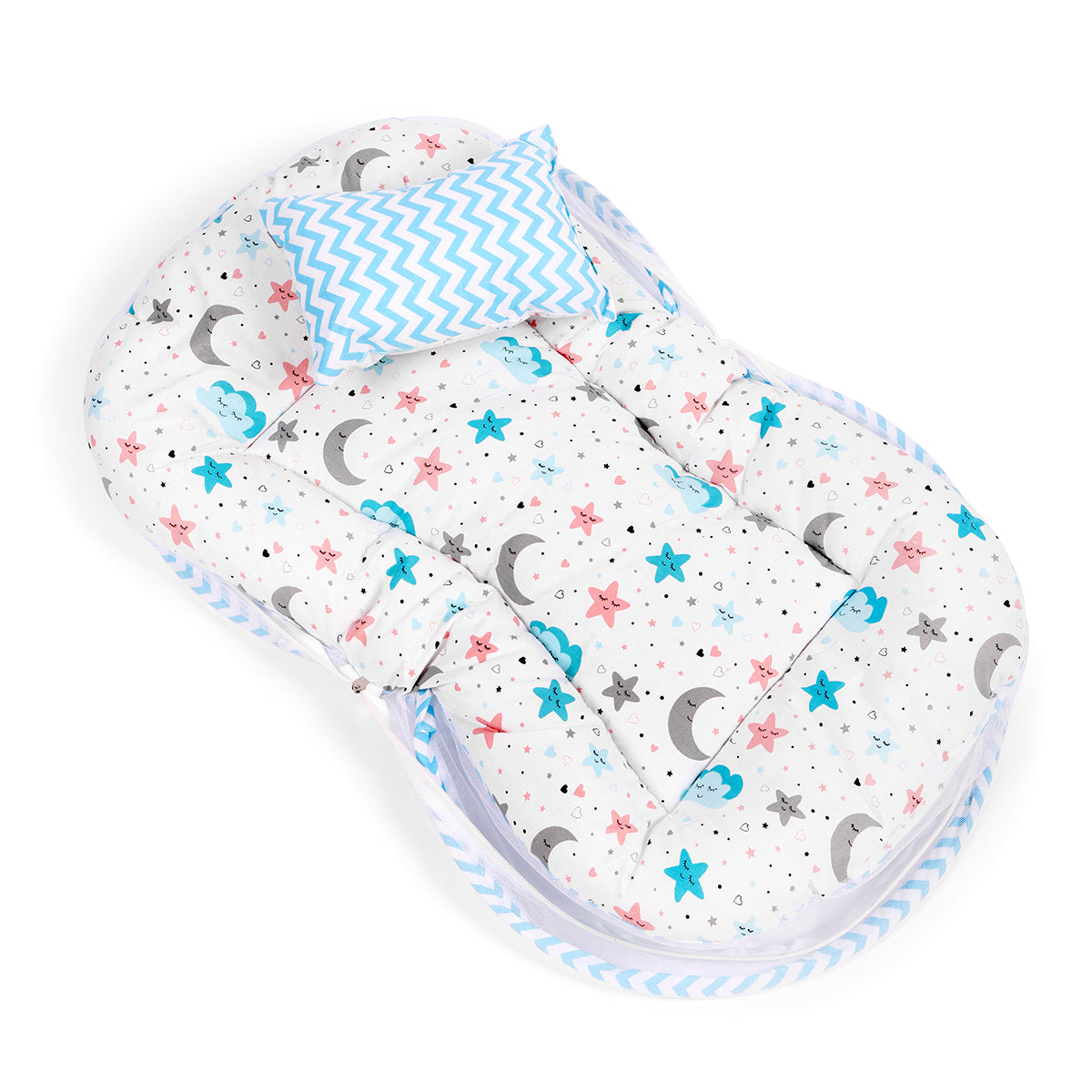 Baby Sleeping Bed with mosquito net (Pink)