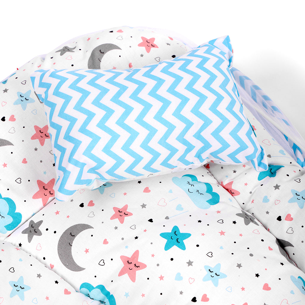 Baby Sleeping Bed with mosquito net (Pink)