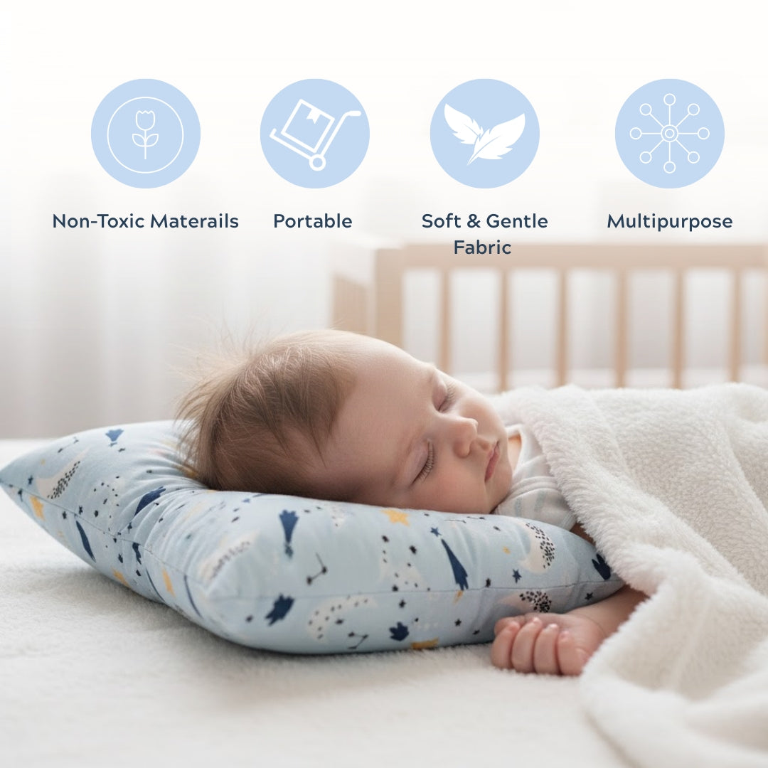 Rectangle Moon & Star Pillow