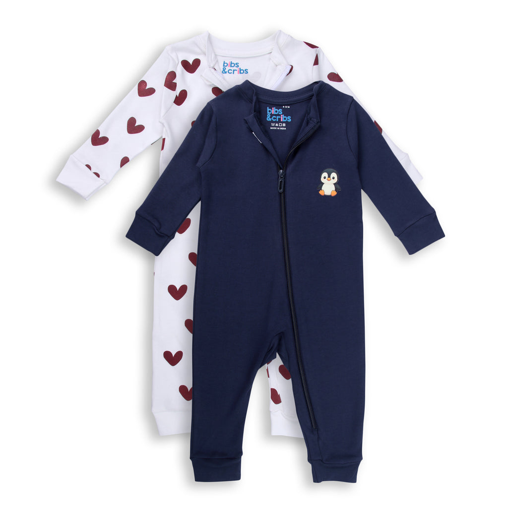 A Lightweight Cotton Baby Romper - Little Love Set