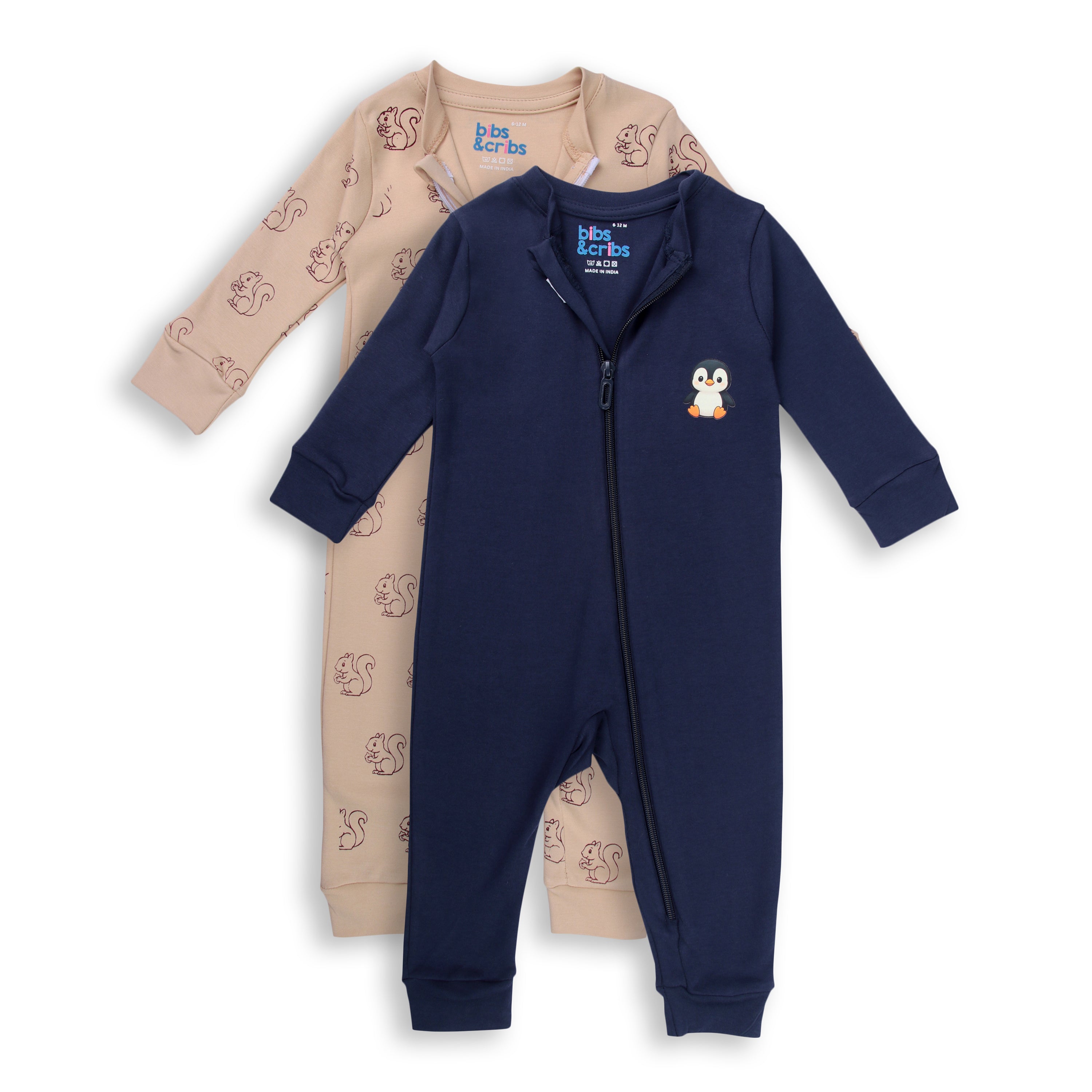 A Breathable Baby Romper in Soft Cotton - Tiny Tales Set