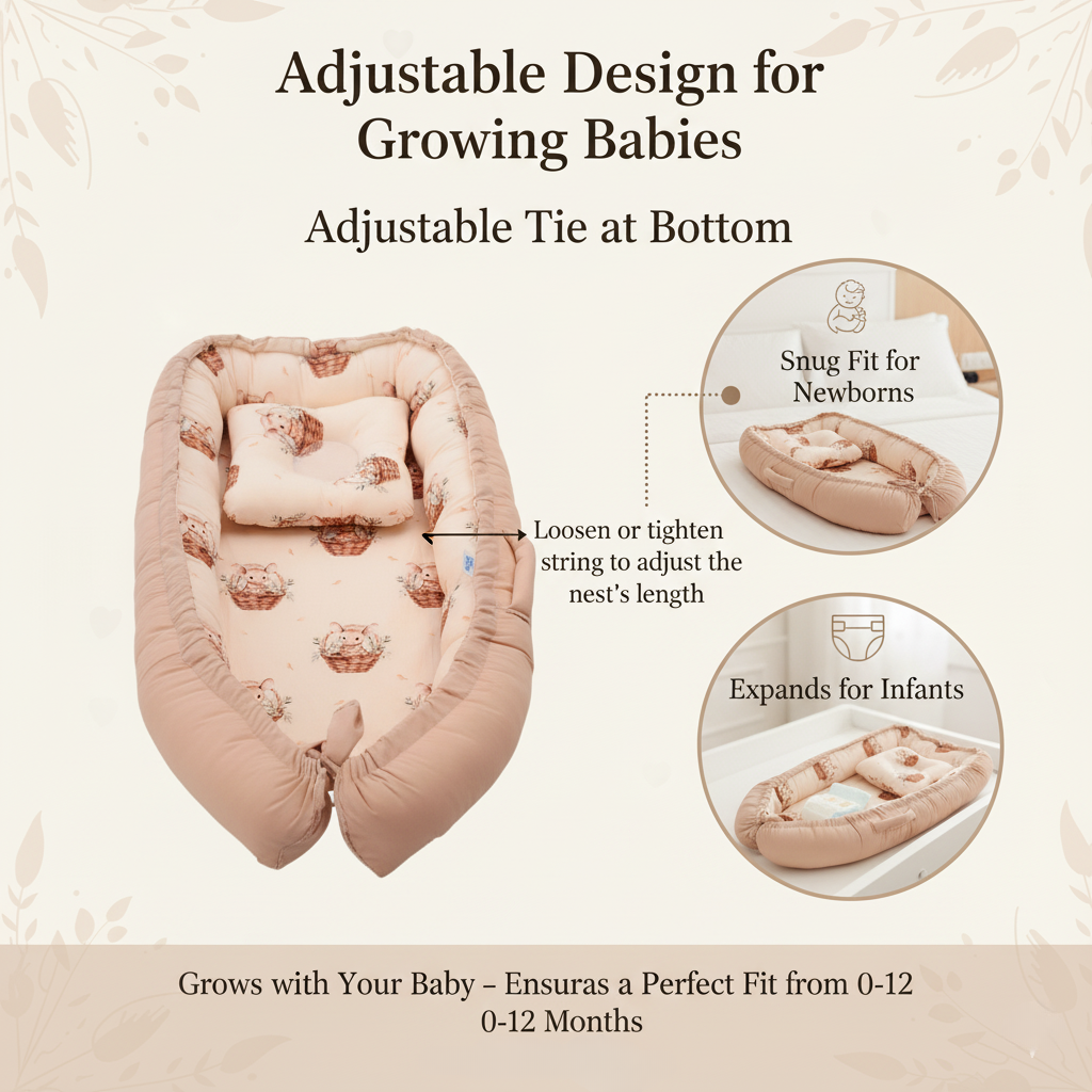 Baby Bassinet(Mouse Print)